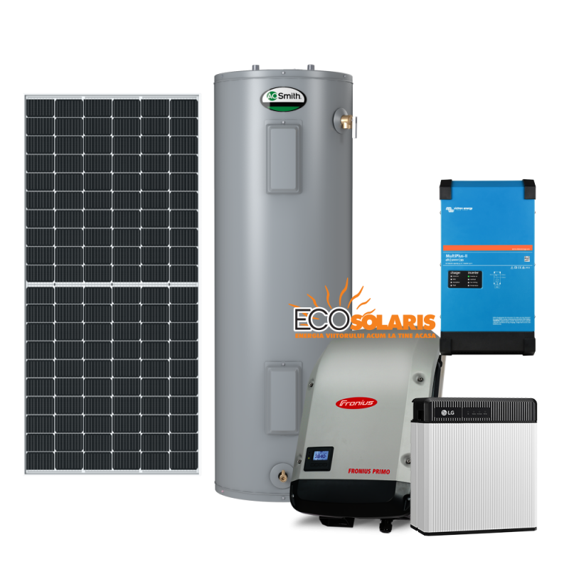 Sistem fotovoltaic 10kwp Micro-Grid LG Resu 10kwh aport incalzire - Panouri Fotovoltaice