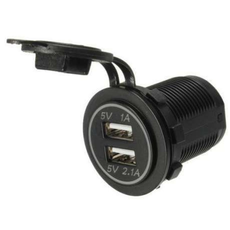 Priza USB 12V 2X1 Priza USB 12V 2X1 - Panouri Fotovoltaice