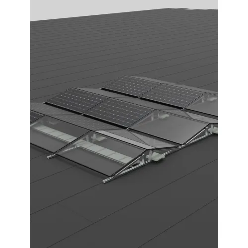 Kit sistem fixare fotovoltaic orientare est-vest 100kw - Panouri Fotovoltaice