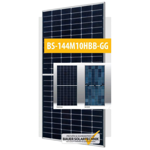 Bauer Solar BS-550-144M10HB-GG 550W Bifacial Glass-Glass