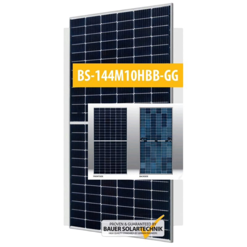 Panou Fotovoltaic Bauer BS-550-144M10HB-GG 550W Bifacial mono Panou Fotovoltaic Bauer BS-550-144M10HB-GG 550W Bifacial mono - Panouri Fotovoltaice