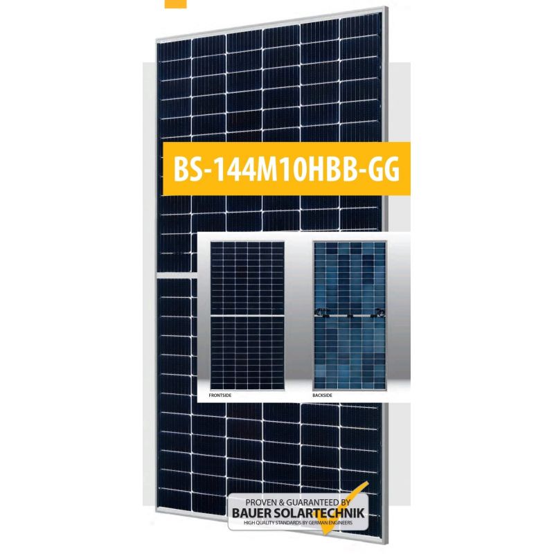 Panou Fotovoltaic Bauer BS-550-144M10HB-GG 550W Bifacial  mono - Panouri Fotovoltaice