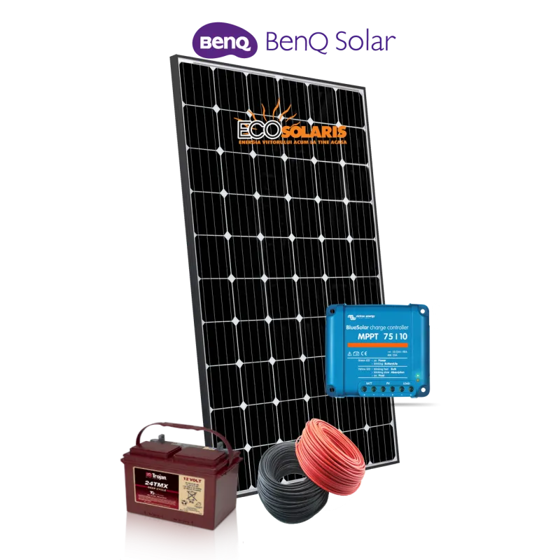Sistem Fotovoltaic 12V Benq 300Wp Off Grid Sistem Fotovoltaic 12V Benq 300Wp Off Grid - Panouri Fotovoltaice