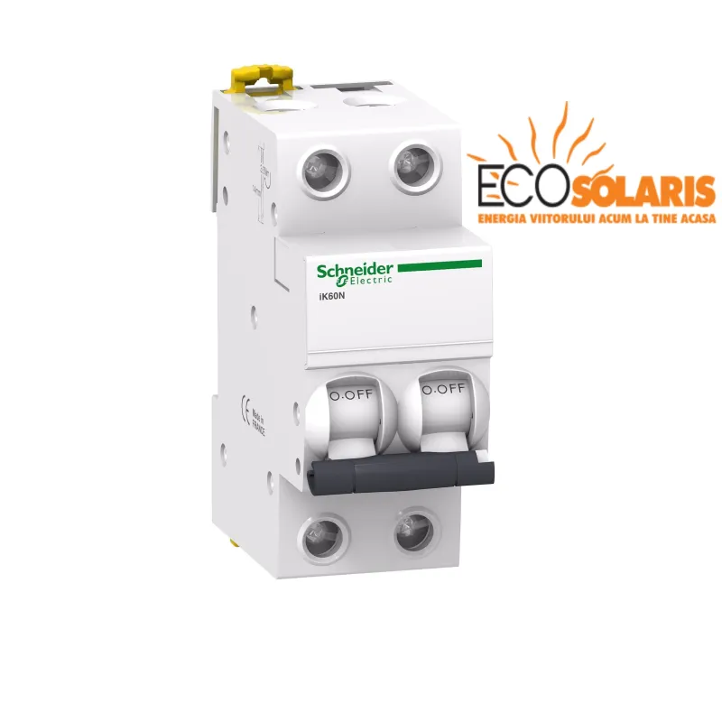 Intrerupator automat ACTI9 iK60N Schneider Electric 2P 16A C Intrerupator automat ACTI9 iK60N Schneider Electric 2P 16A C - Panouri Fotovoltaice