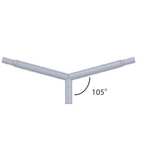 Brat pentru Stalp 2x100 cm diametru 60 - Panouri Fotovoltaice
