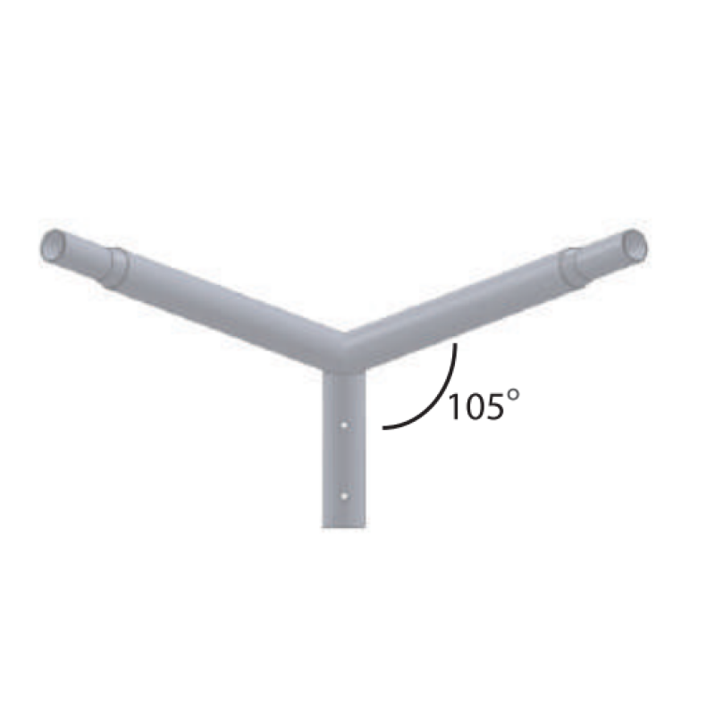 Brat pentru Stalp 3x100 cm diametru 60 Brat pentru Stalp 3x100 cm diametru 60 - Panouri Fotovoltaice