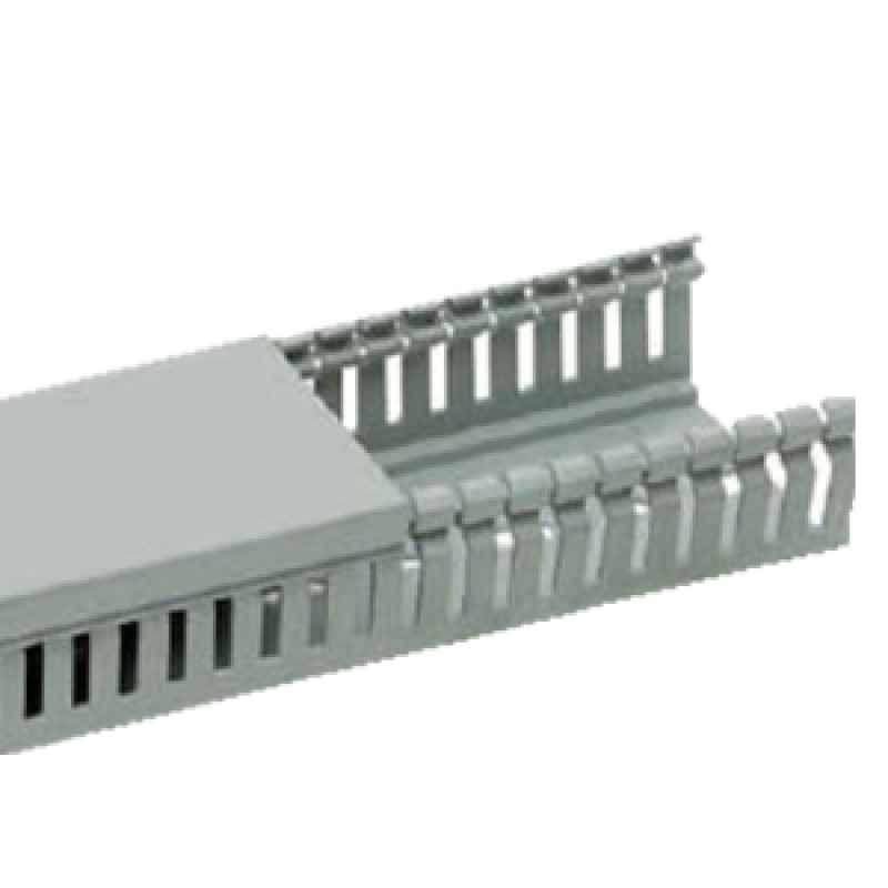 Canal cablu perforat 80x40mm 2m buc Canal cablu perforat 80x40mm 2m buc - Panouri Fotovoltaice