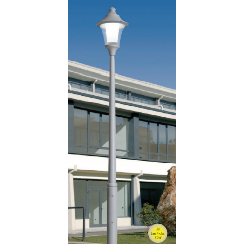 Stalp de iluminat Remo gri 50W 3m