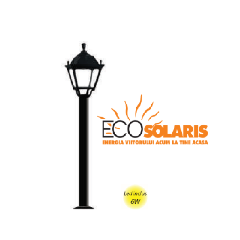 Stalp exterior decorativ Golia 1 m inaltime Stalp exterior decorativ Golia 1 m inaltime - Panouri Fotovoltaice