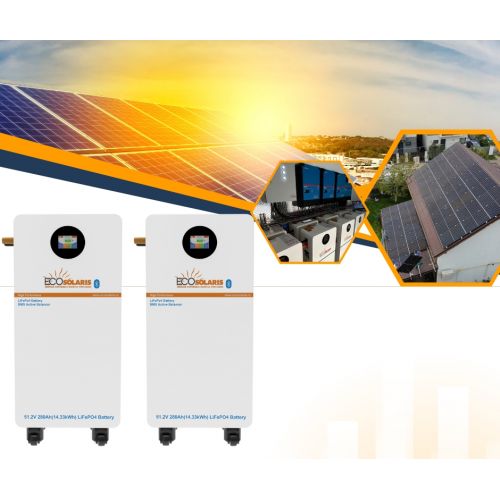 Pachet Acumulatori Blue Power fotovoltaice 30kWh Low Voltage Ecosolaris LifePo4