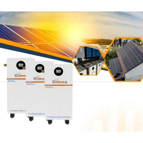 Pachet Acumulatori Blue Power fotovoltaice 45kWh Low Voltage Ecosolaris LifePo4