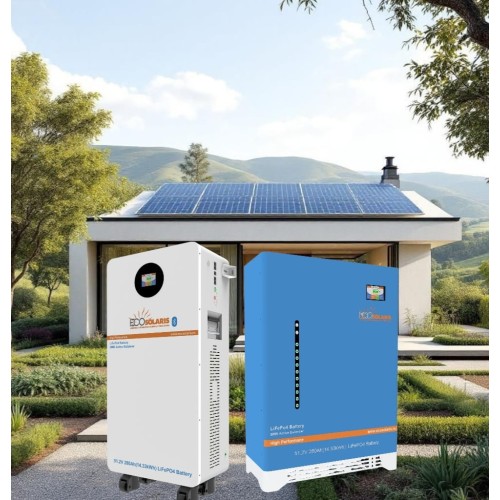 Sistem Fotovoltaic 5 kWp monofazic stocare in baterie 15kwh LifePo4 Blue Power