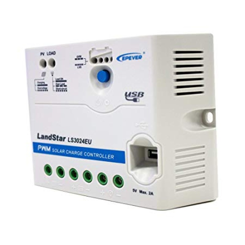 Controler PWM incarcare panou solar LS3024EU 12V / 24V 30A Controler PWM incarcare panou solar LS3024EU 12V / 24V 30A - Panouri Fotovoltaice