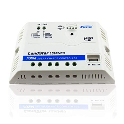 Controler PWM incarcare panou solar LS2024EU 12V/24V 20A - Panouri Fotovoltaice