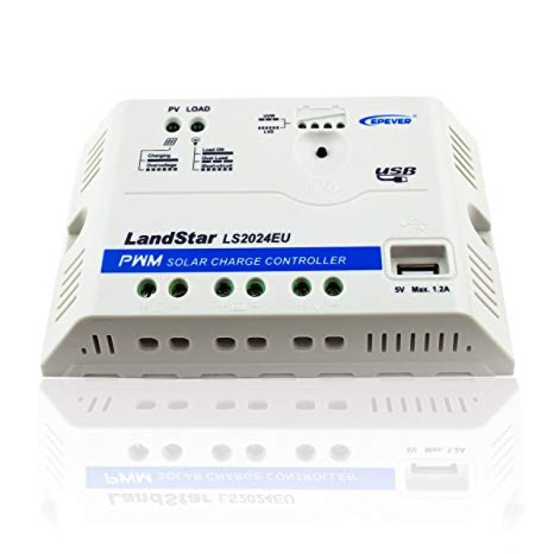 Controler PWM incarcare panou solar LS2024EU 12V/24V 20A Controler PWM incarcare panou solar LS2024EU 12V/24V 20A - Panouri Fotovoltaice