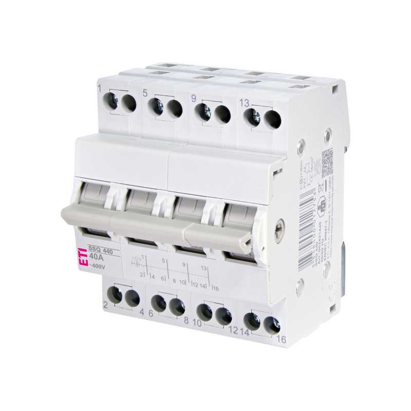 Comutator cu 3 pozitii 40A Trifazic Comutator cu 3 pozitii 40A Trifazic - Panouri Fotovoltaice