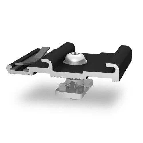 K2 Systems InsertionRail CrossConnector, anodizat negru, aluminiu - 2002763