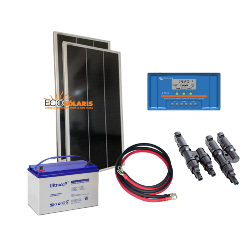 Kit solar fotovoltaic 120W/12V - 600Wh/zi - Panouri Fotovoltaice