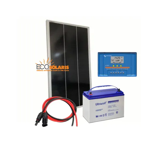 Kit solar fotovoltaic 150W/12V - 750Wh/zi