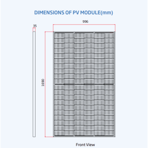 Panou Fotovoltaic Trina 330W HoneyBlack TSM-DD06M Monocristalin Panou Fotovoltaic Trina 330W HoneyBlack TSM-DD06M Monocristalin - Panouri Fotovoltaice