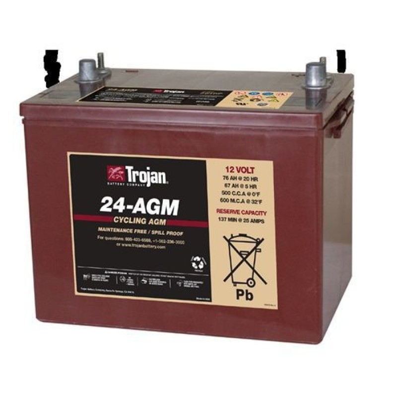 Baterie Trojan 24-AGM 12V AGM Baterie Trojan 24-AGM 12V AGM - Panouri Fotovoltaice