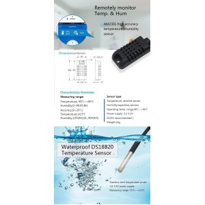 Sonoff TH10 - intrerupator wireless control temperatura - umiditate Sonoff TH10 - intrerupator wireless control temperatura - umiditate - Panouri Fotovoltaice
