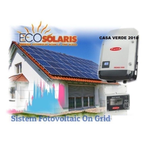 Pachet Fotovoltaic 3Kw Casa Verde Monofazic - Panouri Fotovoltaice
