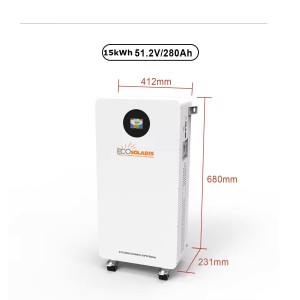 Baterie LiFePo4 51.2V EcoSolaris Gen 2 280Ah 14.33kWh Baterie LiFePo4 51.2V EcoSolaris Gen 2 280Ah 14.33kWh - Panouri Fotovoltaice