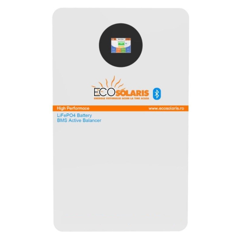 Baterie LiFePo4 51.2V EcoSolaris Gen 3 280Ah 14.33kWh-cu incalzire Baterie LiFePo4 51.2V EcoSolaris Gen 3 280Ah 14.33kWh-cu incalzire - Panouri Fotovoltaice