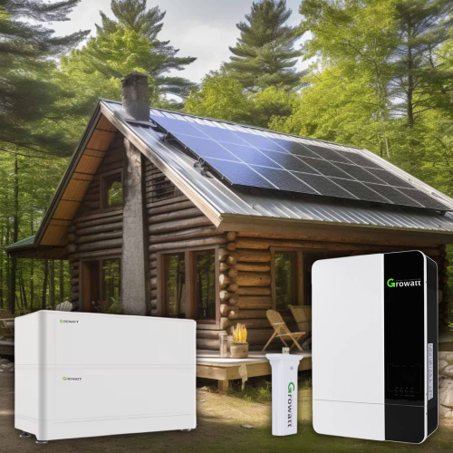 Kit Fotovoltaic Growatt SPF 5000 ES Off Grid + acumulatori Growatt 5 kWh 51.2V si modul WIFI Cadou - Panouri Fotovoltaice