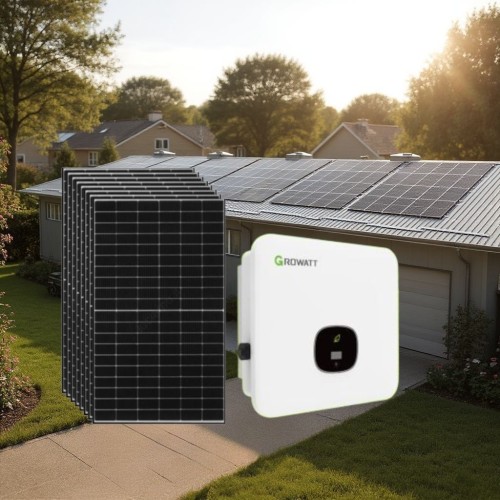 Pachet Fotovoltaic promotional 10kW Growatt trifazat