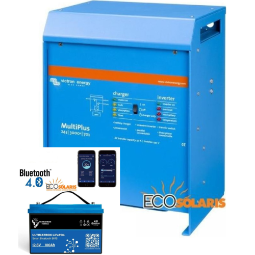 Set Victron Energy Multiplus 24V 3000VA 70-50 offgrid - Panouri Fotovoltaice