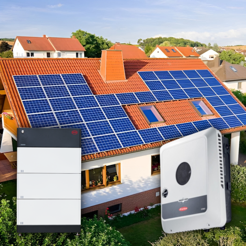 Kit Solar Fotovoltaic Trifazat 10 kWp - Fronius Symo GEN24 + BYD HVS - Panouri Fotovoltaice