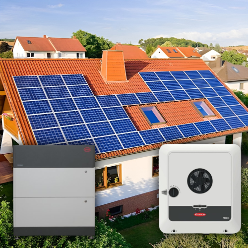 Kit Solar Fotovoltaic Monofazat 3 kWp - Fronius Primo GEN24 + BYD LVS - Panouri Fotovoltaice