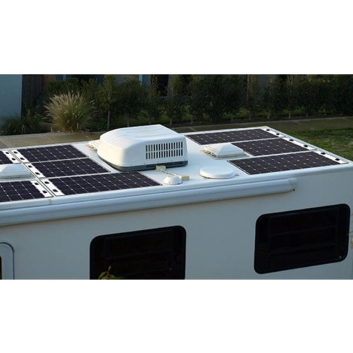 Sistem fixare panouri solare rulota cu priza de trecere - Panouri Fotovoltaice
