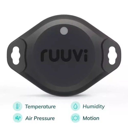 RuuviTag Pro Sensor 4in1 – senzor wireless temperatură, umiditate, presiune, mișcare (IP67)