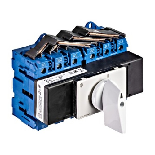Comutator modular 3-poli, 100A, 37kW, 1-0-2 Schrack