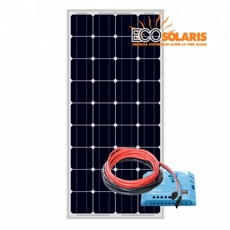 Set Panou fotovoltaic 20W monocristalin Controler solar pwm 12/24V 5A Set Panou fotovoltaic 20W monocristalin Controler solar pwm 12/24V 5A - Panouri Fotovoltaice