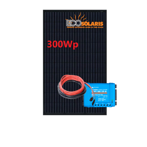 Set Panou fotovoltaic 300W monocristalin - Controler solar MPPT Victron 100/20 - Panouri Fotovoltaice