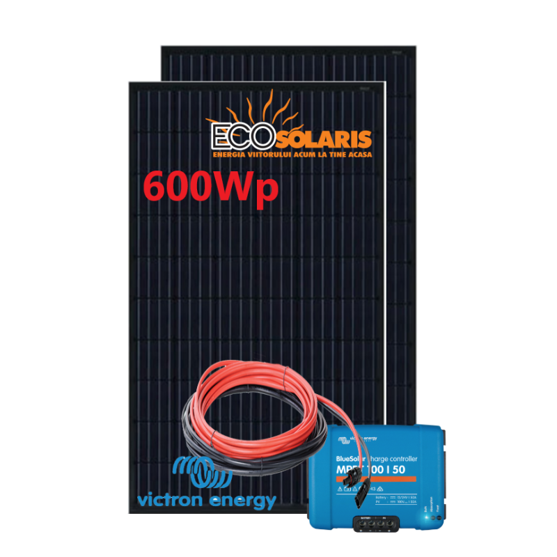 Kit solar fotovoltaic 600W/12V 3000Wh/zi Kit solar fotovoltaic 600W/12V 3000Wh/zi - Panouri Fotovoltaice