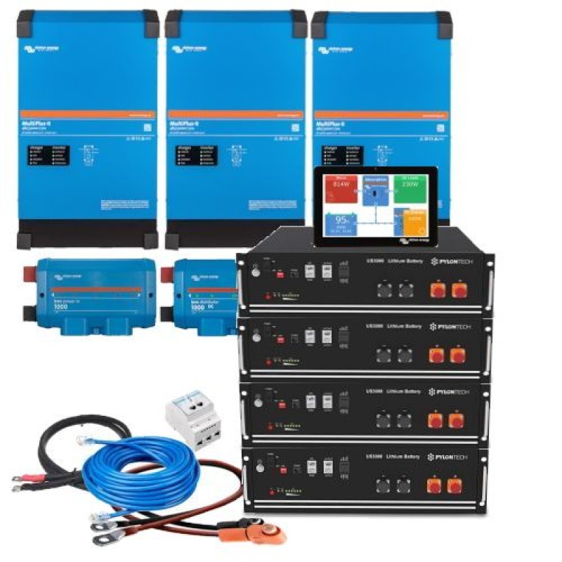 Sistem Fotovoltaic Trifazat 48V Victron Energy 30kWp acumulator Tesla DY 60kwh Sistem Fotovoltaic Trifazat 48V Victron Energy 30kWp acumulator Tesla DY 60kwh - Panouri Fotovoltaice