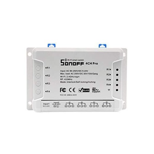 Sonoff 4CH - PRO R2 Intrerupator wireless cu 4 canale - Panouri Fotovoltaice