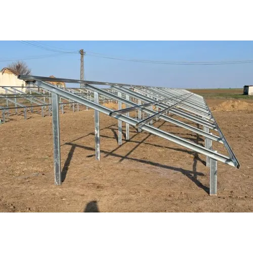Structura zincata panouri fotovoltaice montate la sol