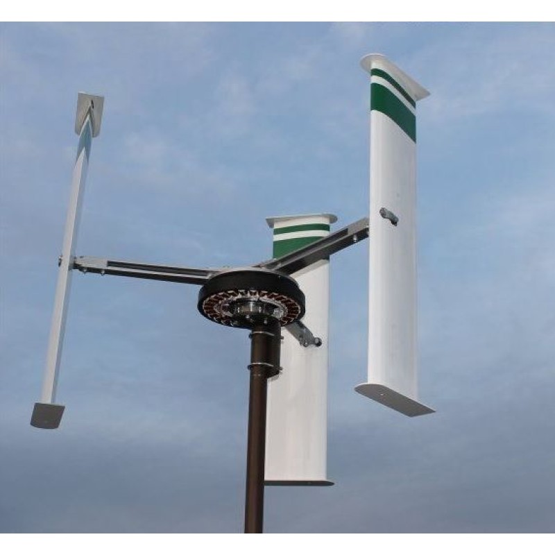 Turbina Eoliana Verticala VAWT 800Wp Turbina Eoliana Verticala VAWT 800Wp - Panouri Fotovoltaice