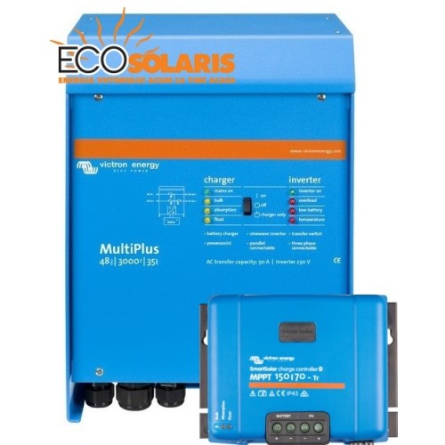 Set Victron Energy Multiplus 48-3000VA offgrid - Panouri Fotovoltaice