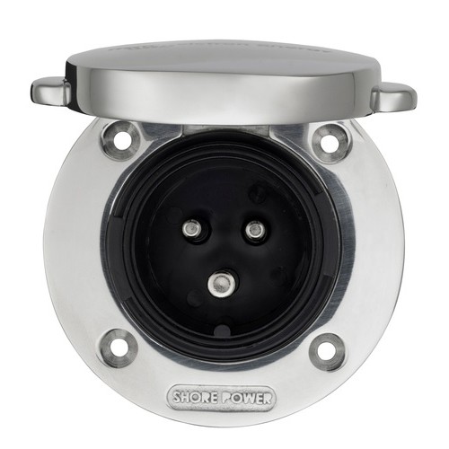 Priza Victron Energy Power Inlet stainless with cover 32A/250