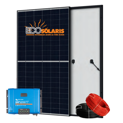 Set Panou fotovoltaic 24V 1kWp Mono - Controler solar MPPT Victron - Panouri Fotovoltaice