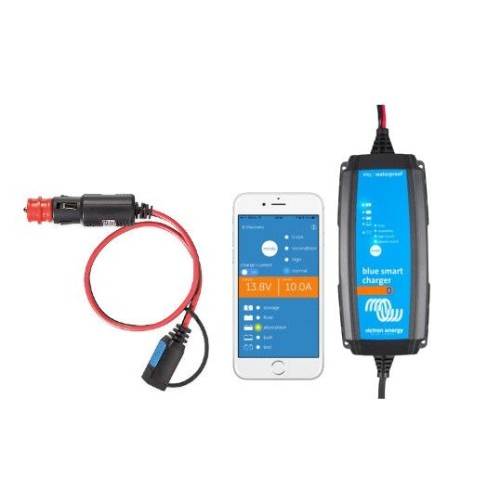 Incarcator baterii Victron Energy Blue Smart IP65 Charger 12V 10A DC connector - Panouri Fotovoltaice