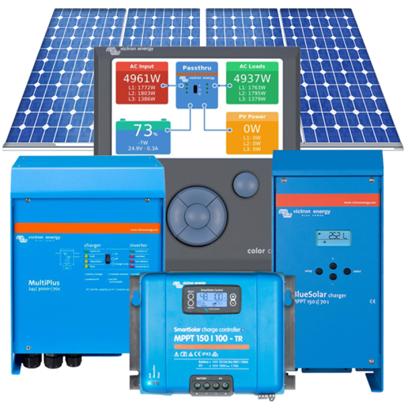 Sistem Fotovoltaic Victron Energy 24V 3000 Wp GEL Sistem Fotovoltaic Victron Energy 24V 3000 Wp GEL - Panouri Fotovoltaice