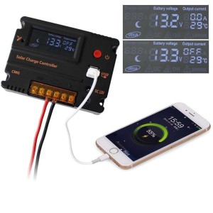 Controler Solar CMG2420 20A 12V LCD / USB Controler Solar CMG2420 20A 12V LCD / USB - Panouri Fotovoltaice